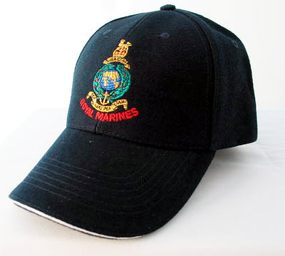 Royal Marines Embroidered Baseball Cap - Navy Blue