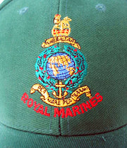 Royal Marines Embroidered Baseball Cap - Green