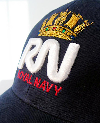 Royal Navy RN Crown Embroidered Baseball Cap